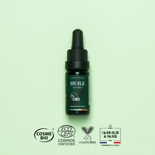 [APO_HEJ_CBD_V01] ​​​​​​Huile équilibre + CBD 5% | COSMOS CERTIFIED | 10ml