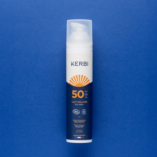 [KBLS50P] Lait solaire SPF 50  |  Kerbi | 100g